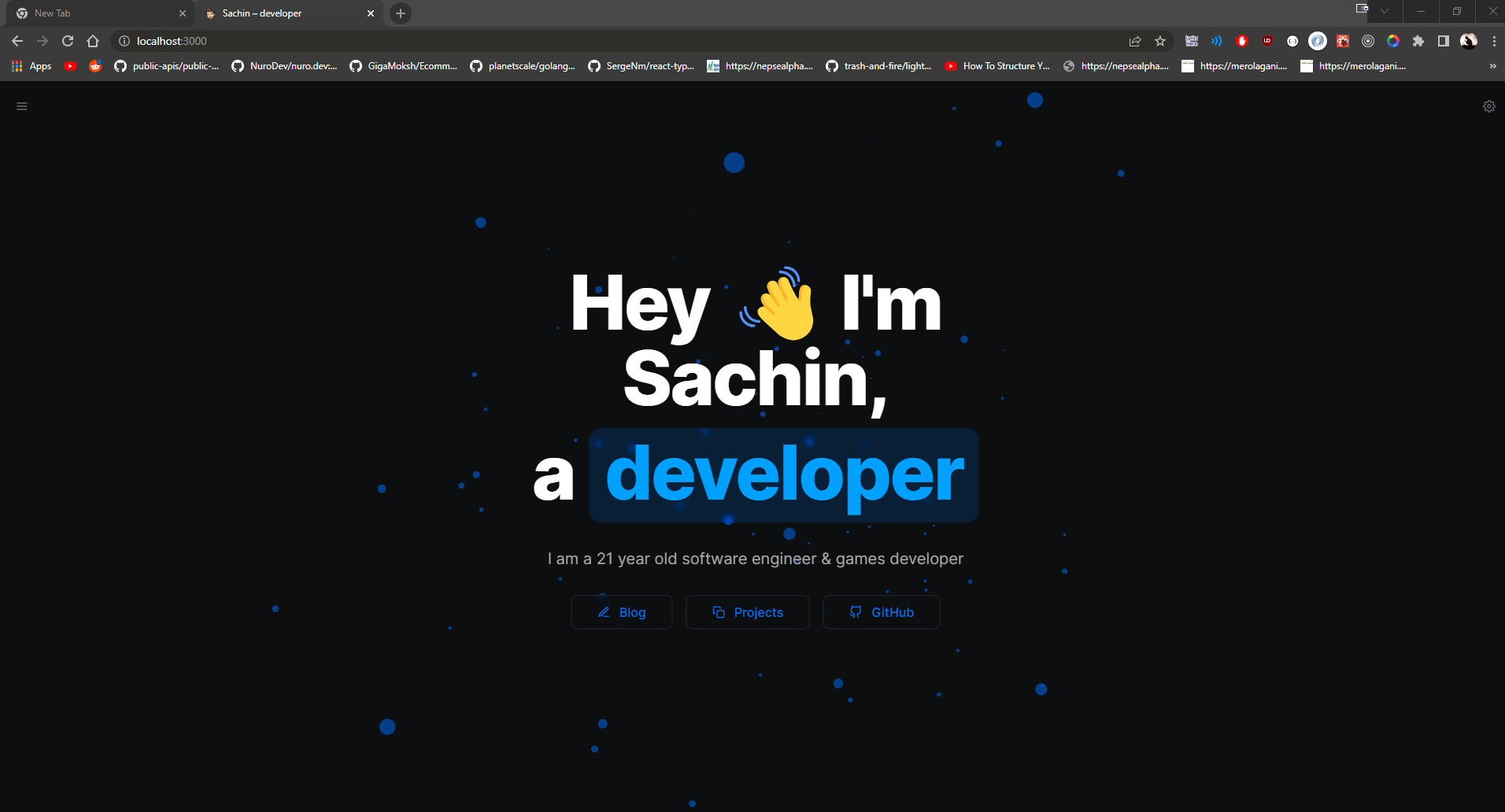 A screenshot of sachin A screenshot of sachin